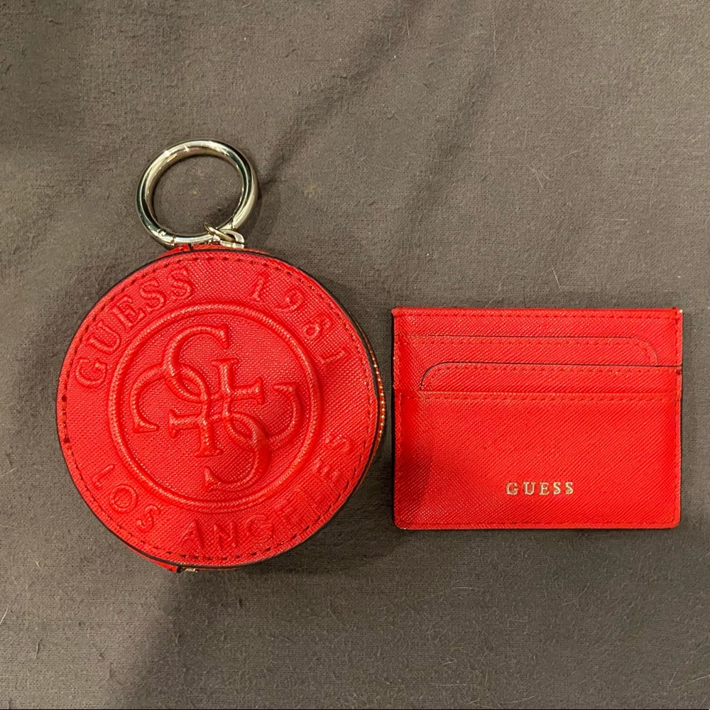 Coin purse & card holder wallet set